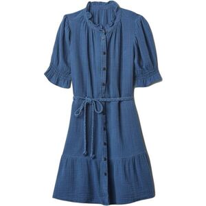 GAP BELTED GAUZE Női pulóver, kék, méret kép
