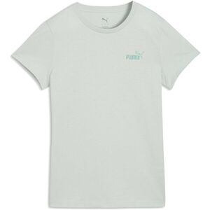 Puma ESSENTIALS SMALL NO.1 LOGO TEE Férfi póló, világoszöld, méret kép