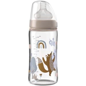 NIP GLASS S 240ML 0m+ Cumisüveg, átlátszó, méret kép