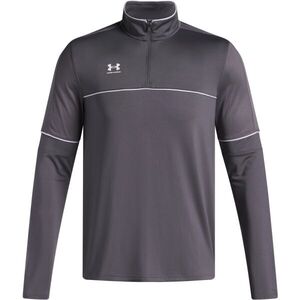 Under Armour CHALLENGER TRAINING QZ Férfi focis pulóver, sötétszürke, méret L kép