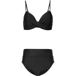 AQUOS SWIMMING DRESS Női kétrészes fürdőruha, fekete, méret kép
