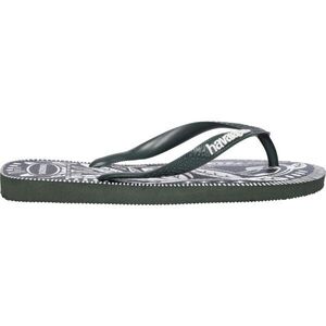 HAVAIANAS TOP LOGO METALLIC Női papucs, khaki, méret 41/42 kép