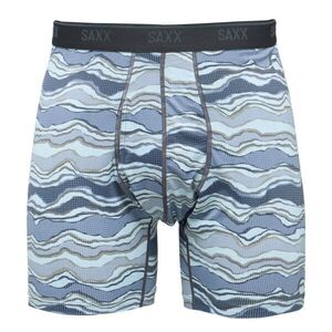 SAXX QUEST QUICK-DRY MESH BOXER BRIEF FLY Funkcionális boxeralsó, kék, méret kép