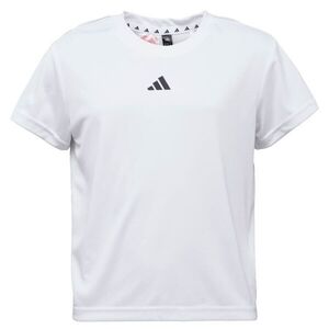 adidas TRAIN ESSENTIALS REGULAR FIT LOGO KIDS Lány edzőpóló, fehér, méret kép