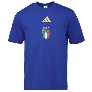 adidas FIGC DNA GR TEE Férfi póló, kék, méret XXL kép