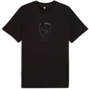 Puma FERRARI TONAL SHIELD TEE Férfi póló, fekete, méret kép