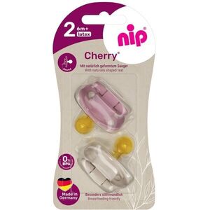 NIP CHERRY MÉRET 2 (6H+) 2DB Cumisüveg, átlátszó, méret kép