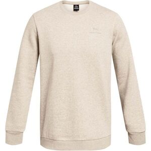 Under Armour ESSENTIAL FLEECE CREW Férfi pulóver, bézs, méret L kép