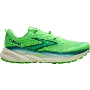 BROOKS CASCADIA 19 M Férfi futócipő, zöld, méret 40.5 kép