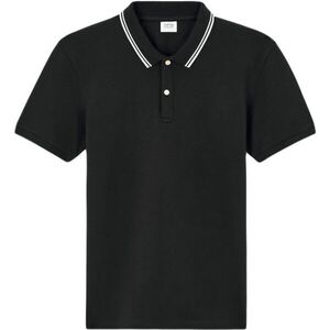 CELIO LEPRIME Férfi galléros póló, fekete, méret kép