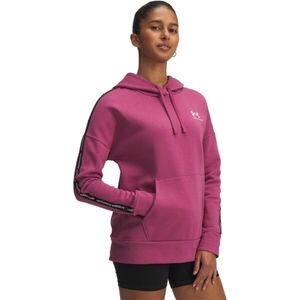 Under Armour ICON FLEECE TAPED Női kapucnis pulóver, piros, méret S kép