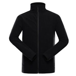 ALPINE PRO IFAN FLEECE Férfi polár pulóver, fekete, méret kép