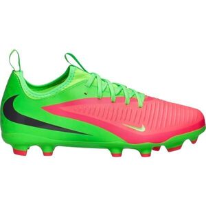 Nike JR PHANTOM 6 LOW ACAD FG/MG EH Gyerek focicipő, zöld, méret 33.5 kép