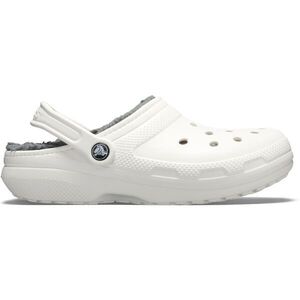 Crocs CLASSIC FUZZ LINED CLOG Női belebújós cipő, fehér, méret 46/47 kép