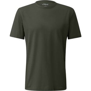 s.Oliver RL BIG SIZE T-SHIRT Férfi szabadidős póló, sötétzöld, méret XXXL kép