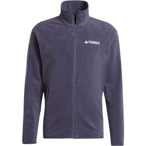 adidas MULTI TERREX ESSENTIALS FULL ZIP FLEECE Férfi outdoor kabát, lila, méret XXL kép