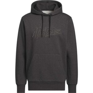 adidas M LUXCLR HTH HOODED Férfi pulóver, fekete, méret kép