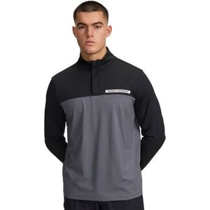 Under Armour T2G 1/4 ZIP Férfi pulóver, fekete, méret L kép
