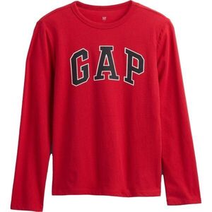 GAP V-FRCH LS LOGO TEE Gyerek póló, piros, méret kép