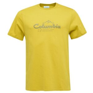 Columbia CSC SEASONAL GRAPHIC TEE Férfi pamut póló, sárga, méret kép