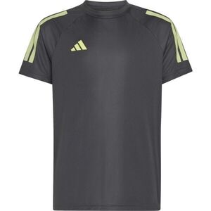 adidas SERENO TEE J Gyerek sportpóló, sötétszürke, méret kép