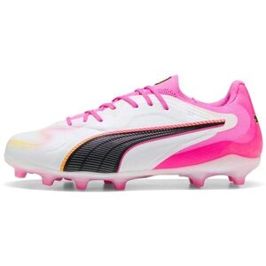 Puma KING 20 PRO FG/AG Férfi focicipő, fehér, méret 41 kép
