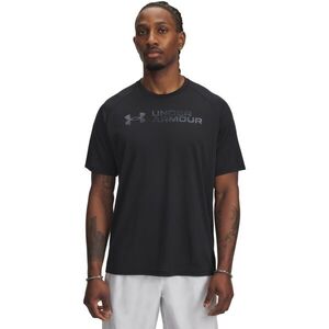 Under Armour TECH REFLECTIVE Férfi póló, fekete, méret M kép