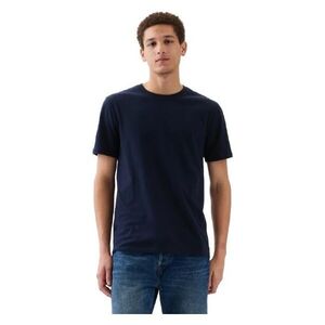 GAP V-EVERYDAY SOFT CREW - SOLID Férfi póló, sötétkék, méret kép