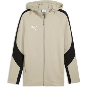 Puma TEAMEVOSTRIPE HOODED JACKET Férfi kabát, bézs, méret kép