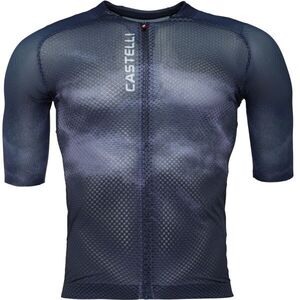 Castelli CLIMBER'S A/C JERSEY Férfi kerékpáros mez, sötétkék, méret kép