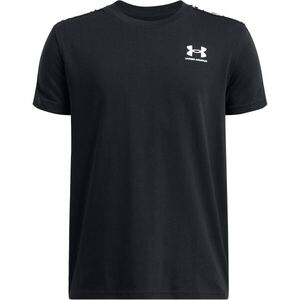 Under Armour SPORTSTYLE TAPED Fiú póló, fekete, méret S kép