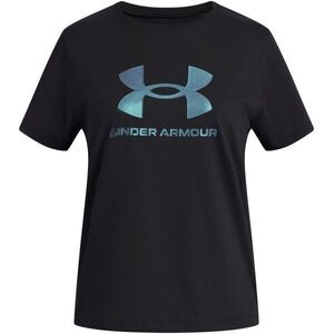 Under Armour RIVAL SHIMMER Lány póló, fekete, méret XS kép