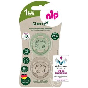 NIP CHERRY MÉRET 1 (0-6H) 2DB Cumisüveg, bézs, méret kép