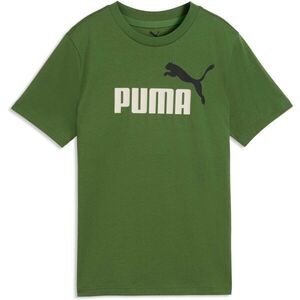 Puma ESSENTIALS 2 COLOR N0.1 LOGO TEE B Fiú póló, zöld, méret kép