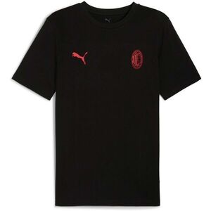 Puma AC MILAN FTBLESSENTIALS TEE Férfi póló, fekete, méret kép