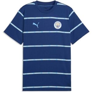 Puma MANCHESTER CITY FC FTBLCULTURE TEE AOP Férfi póló, kék, méret kép