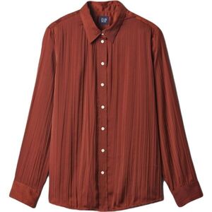 GAP BOYFRIEND Női ing, barna, méret kép