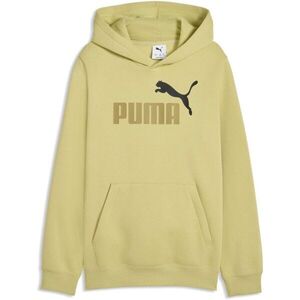 Puma ESSENTIALS 2 COLOR NO. 1 LOGO HOODIE FL B Gyerek pulóver, sárga, méret kép