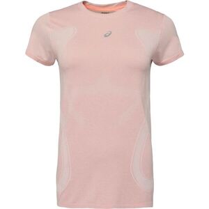 ASICS ROAD SEAMLESS SS TOP Női sportpóló, rózsaszín, méret kép