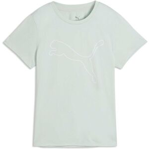 Puma W TAD ESSENTIAL LOGO TEE Női sportpóló, világoszöld, méret kép
