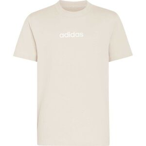 adidas LINEAR TEE 160 J Gyerek póló, bézs, méret kép