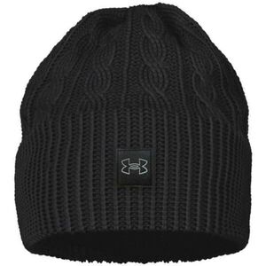 Under Armour HALFTIME CABLE KNIT Női sapka, fekete, méret kép