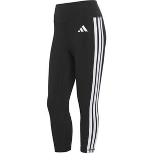 adidas OPTIME ESSEMTIALS 3 STRIPE 3/4 Női leggings, fekete, méret kép