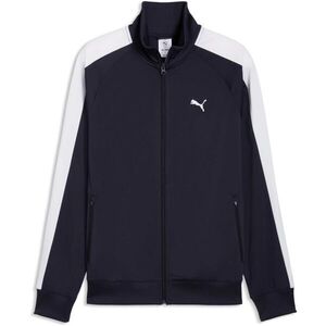 Puma ESSENTIALS T7 POLY TRACK JACKET Férfi pulóver, sötétkék, méret kép