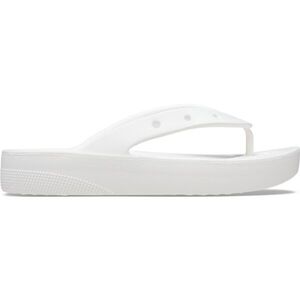Crocs CLASSIC PLATFORM FLIP W Női flip-flop papucs, fehér, méret 42/43 kép