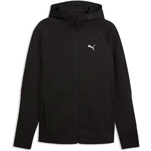 Puma EVOSTRIPE FZ HOODIE DK Férfi kapucnis pulóver, fekete, méret kép