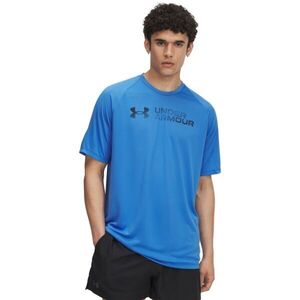 Under Armour TECH REFLECTIVE Férfi póló, kék, méret S kép