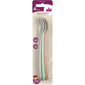 NIP SPOON 3DB Kanál szett, világoszöld, méret kép