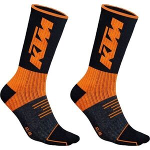 KTM SOCKS LONG 2P Unisex zokni, fekete, méret kép