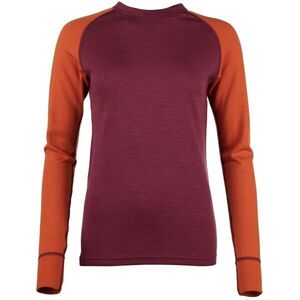 Devold EXPEDITION MERINO 235 SHIRT WMN Női termofelső, bordó, méret kép